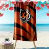 Cincinnati Bengals Print Beach Towel, Large Soft Quick Dry Towel for Beach Camping Swimming
