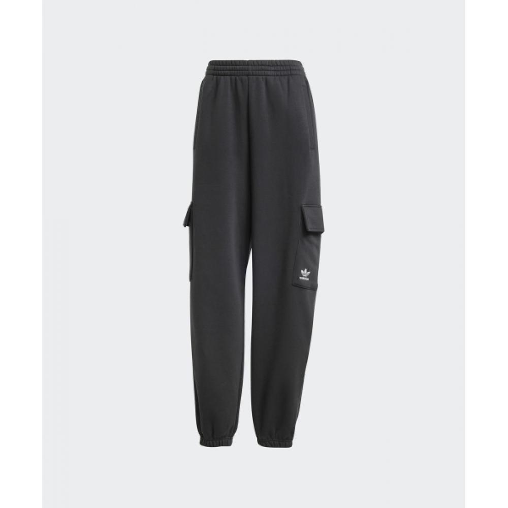 Adidas Fleece Cargo Pants   Black Iy9689
