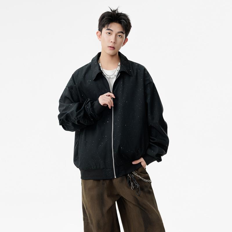 

Мужская новая куртка с дизайном гипсолюлы, мужская куртка-бомбер, весенне-осенняя, черная куртка-бейсболка для мужчин 3XL