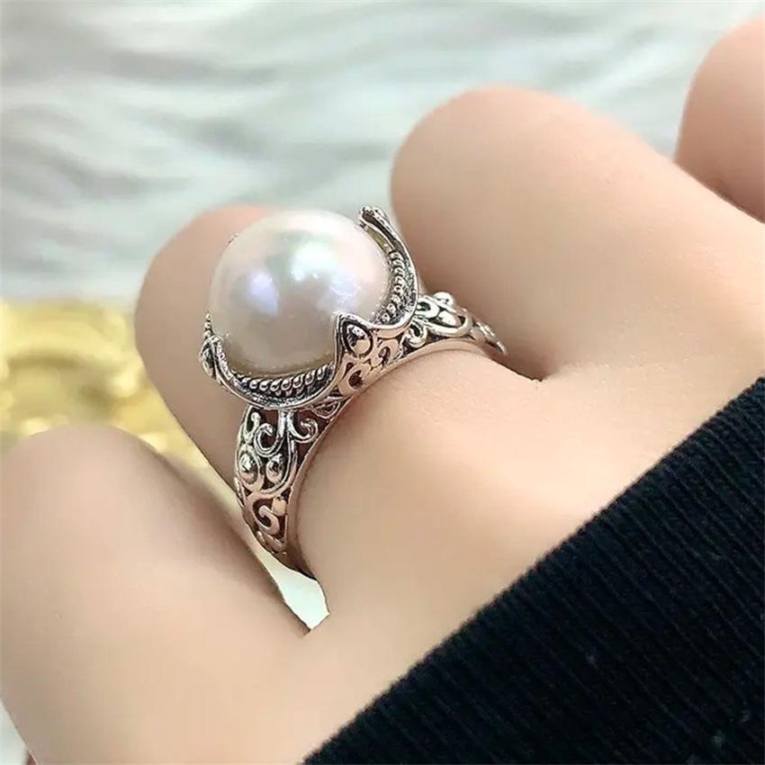 Sterling Silver Niche Design Open Ring: Korean Style, Stackable, Colorfast, Light Luxury