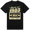 Made In 1983 Limited Edition Birthday Gift T-Shirt for Men Cotton T Shirts 41 Years Old Short Sleeve Tee Shirt Gift Idea Tops