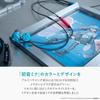 Fones de ouvido para jogos Hatsune Miku GRAPHT THE STANDARD Produto oficialmente licenciado Vocaloid Music Game Caixa de alumínio com fio Clipe de cabo com estojo e