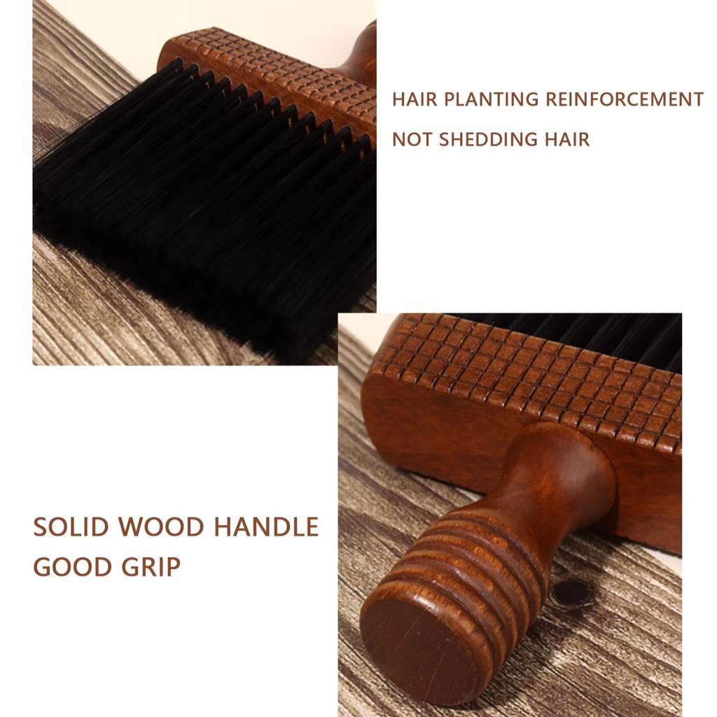 1pc neck dust collector, soft cleansing facial brush, suitable for hairdressers and household use, Special for real hair wigs