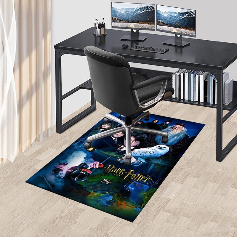 1pc Harry Potter, Hogwarts Express Carpet, for Home & Office Decor, Desk Chair Carpet, Festive Gift,Conference Room CarpetL1260