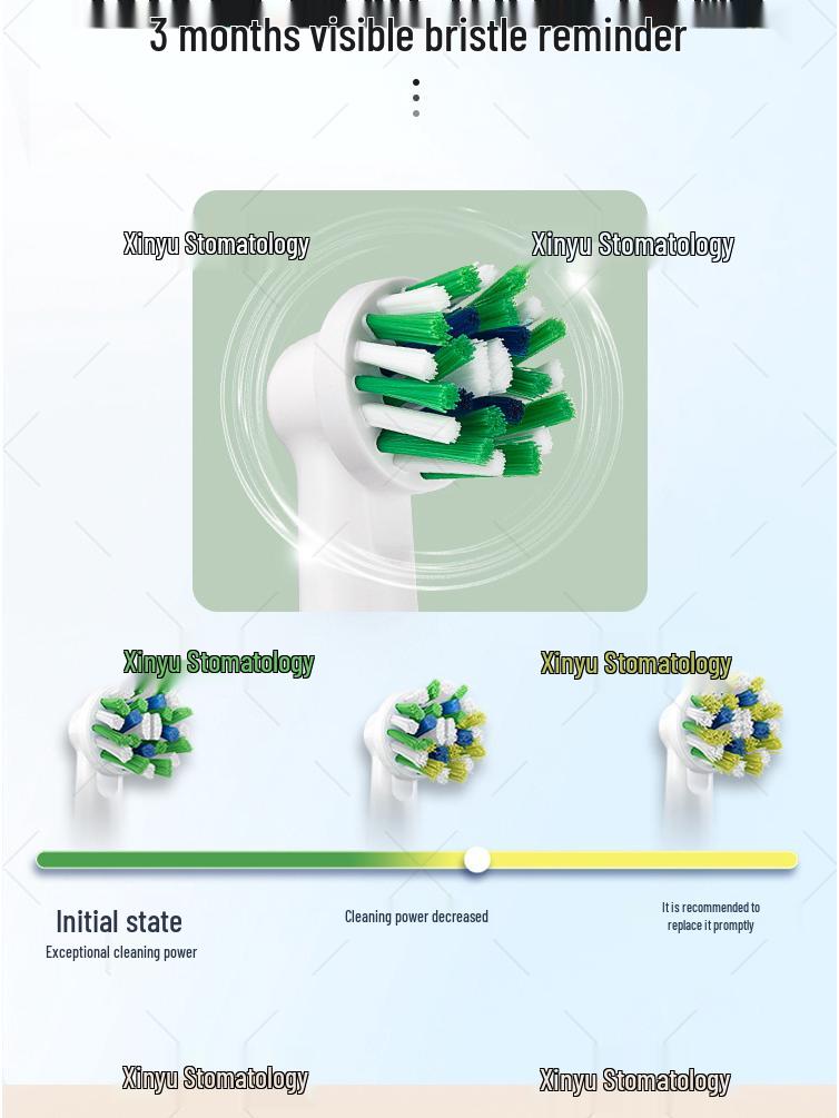 Oral-B EB20 Universal Elektrische Zahnbürsten-Ersatzkopf - Tägliche Reinigung