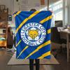 1pc leicester city Print Flannel Blanket, High quality Comfortable for All Seasons, Home Decor, Warmth and Comfort, Perfect for Christmas Gifts69