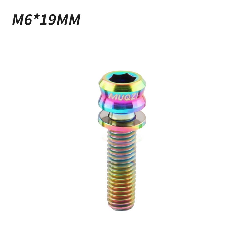 Titanium Screw Bicycle Handle Screw Bicycle Disc Brake Seat Screw  Mountain Road Bike