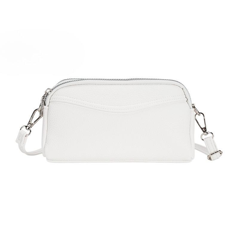 New Retro Women Bag - Two Compartment Zipper Crossbody Phone Purse Versatile Handheld Shoulder Bag for Casual Style