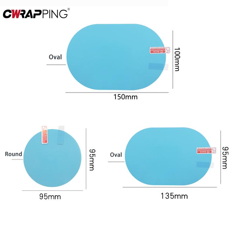 Car Rainproof Anti Fog Sticker Car Rainproof Film Clear Window Waterproof Film for Car Motorcycle Mirrors Film Accessories