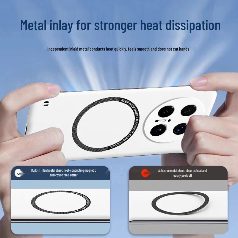 POZZO Magnetic Matte Ultra-Thin Phone Case for Huawei Mate70 Pro