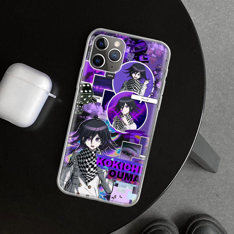 Danganronpa Kokichi Ouma Phone Case Cover for iPhone 11 12 13 Mini 14 15 Plus 16 Pro Max 17 Air 7 8 + SE Art Customized Fundas 1