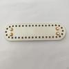 18x5cm 7.09x1.97 Inch Crochet Bag Bottom Leather Bottoms for Bags Cushion Base with Holes and