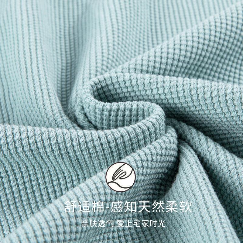 Nightgown Men'S Spring And Autumn Cotton Long-Sleeved Men'S Autumn And Autumn Bathrobe Pajamas Men'S Cotton Large-Size Bathrobe Dressing Gown