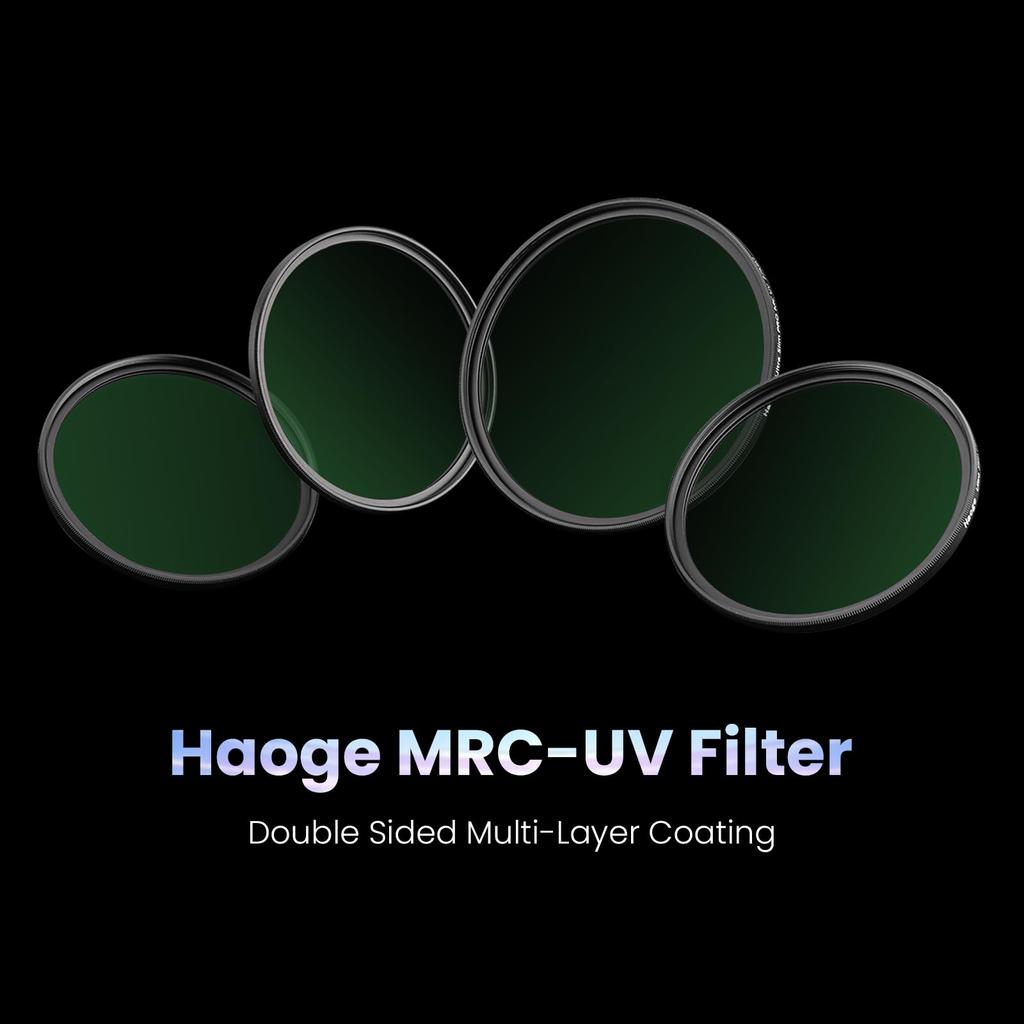Haoge 55mm Ultra Slim Protective MC UV Ultraviolet Lens Filter for Tamron Digital Camera DSLR Lenses Multi-Coated Canon, Nikon, Sony, Minolta, Pentax,