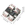 XL334P4 USB 2.0 4-Port Controller Expansion Module USB Hub Expansion Dock Motherboard USB 2.0 to 4-Channel Splitter Type-C