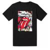 2025 Summer European and American Rock Punk The Rolling Stones Summer T-shirt Cotton Round Neck Short Sleeve Fashion Women Tee