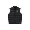 Jumpman Men's Logo Print Zip-Up Puffer Vest Black CN4268-015