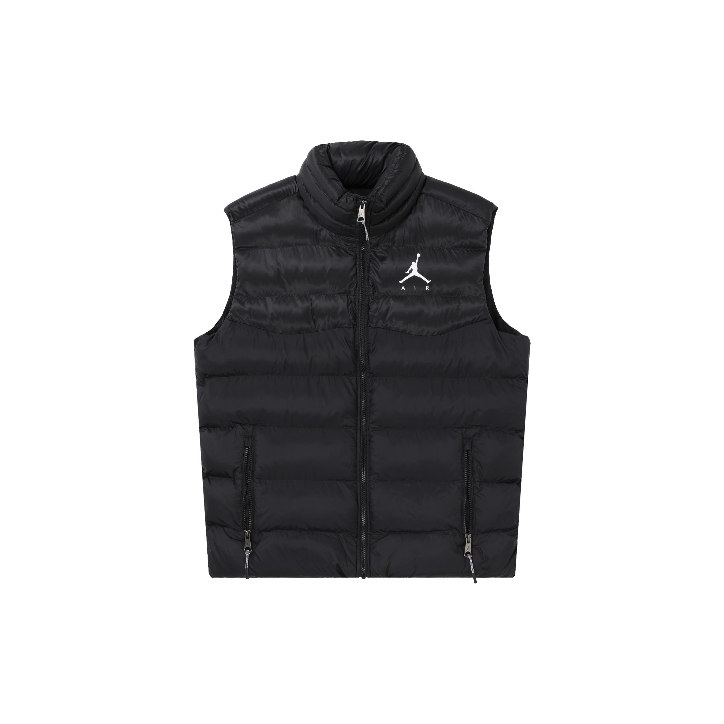 Jordan Jumpman Men s Logo Print Zip-Up Puffer Vest Black CN4268-015 XXL