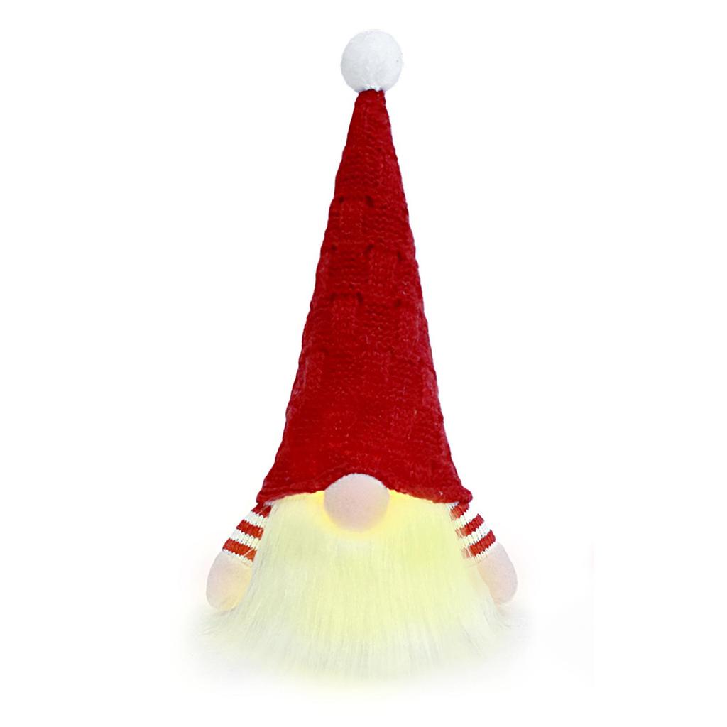 LED Lit Knitted Christmas Forest Man Tree Ornament