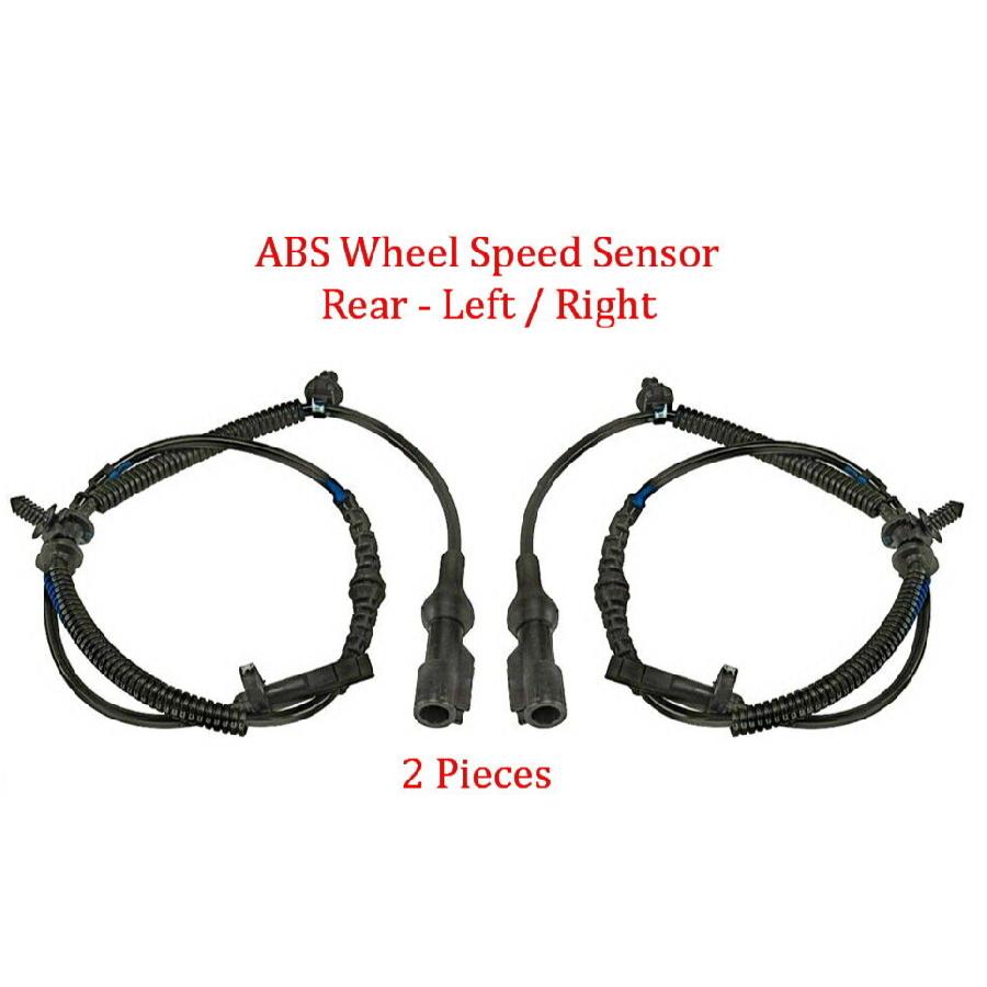 2 xABS Wheel Speed Sensor Rear L&R Fits:OEM# 8A8Z2C190A Explorer Flex Taurus MKS