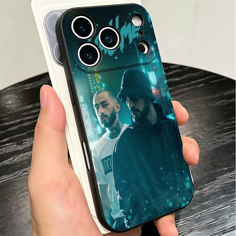 Hajime MiyaGi Andy Panda Soft Phone Case for iPhone 16 16E 17 Air 15 Pro Max 14 Plus 13 Mini 11 12 7 Black Cover Back Shell