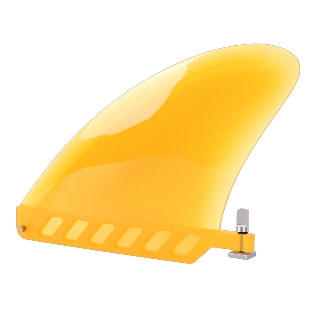 4.6 Inch Surfboard Fin Flexible Bendable TPU Paddleboard Fin Tail Rudder Screw Locking Structure