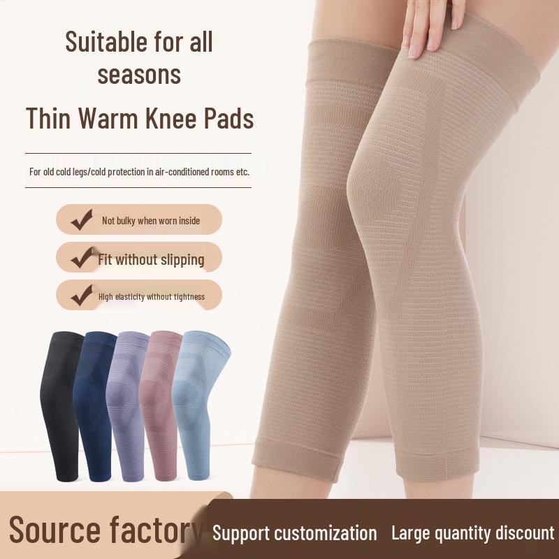 Winter Thin Non-Slip Knee Pads for Cold Protection and Joint Warmth