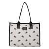 Elegant Canvas Shoulder Bag For Women Spacious 2023 Fashion Floral Tote