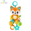 Weaner's World Plush Animal Car and Bed Hanging Toy with Teether and Wind Chime