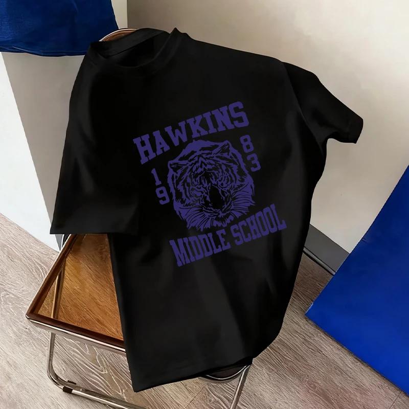 Oversize Unisexs Tshirt Urban Casual Fashion Streetwear Top 2026 Spring Summer Daily Casual Sports Crew Neck Pure Cotton Tees