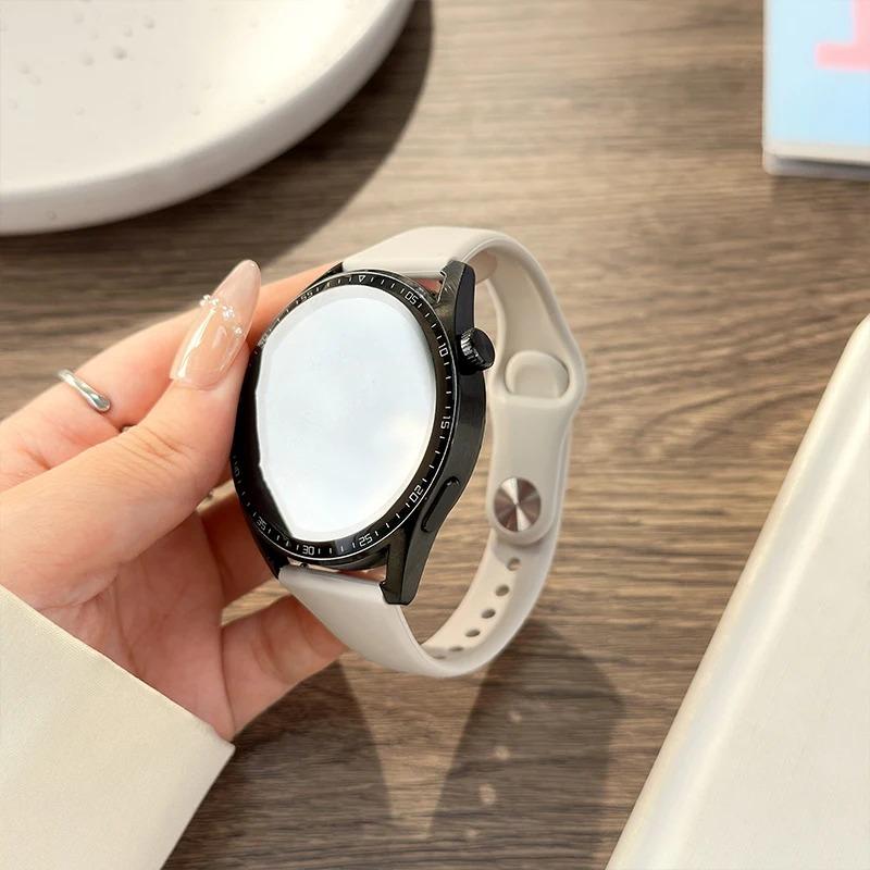 18mm 20mm 22mm Slim strap For Samsung Galaxy watch 7/6/5/pro/4 Silicone bracelet Huawei watch GT 4-2e-3-3 pro 46mm xiaomi watchbands