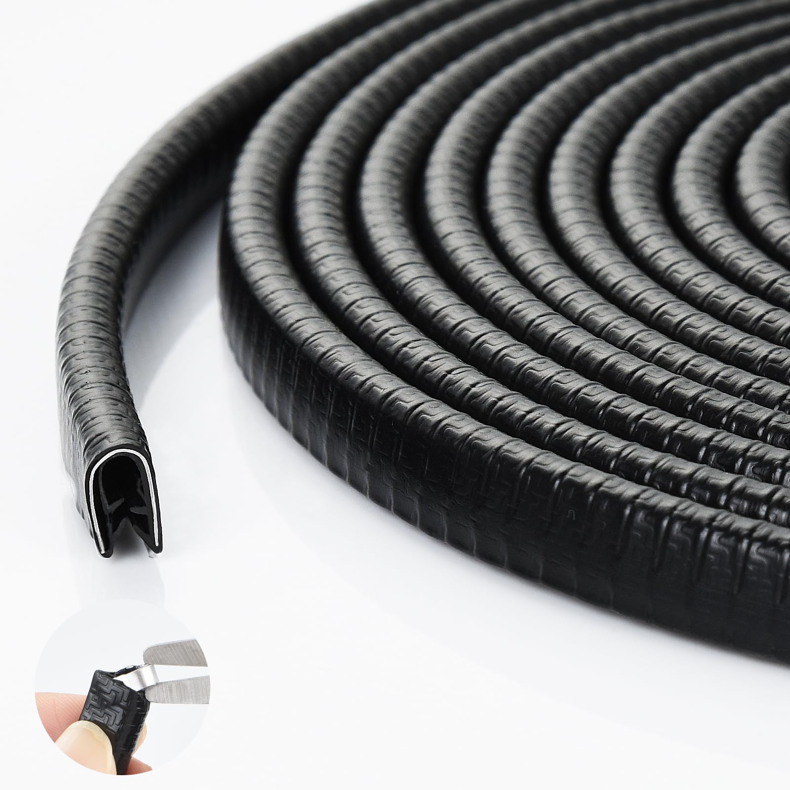 

AiQInu Молл автомобильных дверей, Защита от царапин автомобильных дверей, Защита кромки двери, Предотвращение столкновений, Дверь 10M чёрный