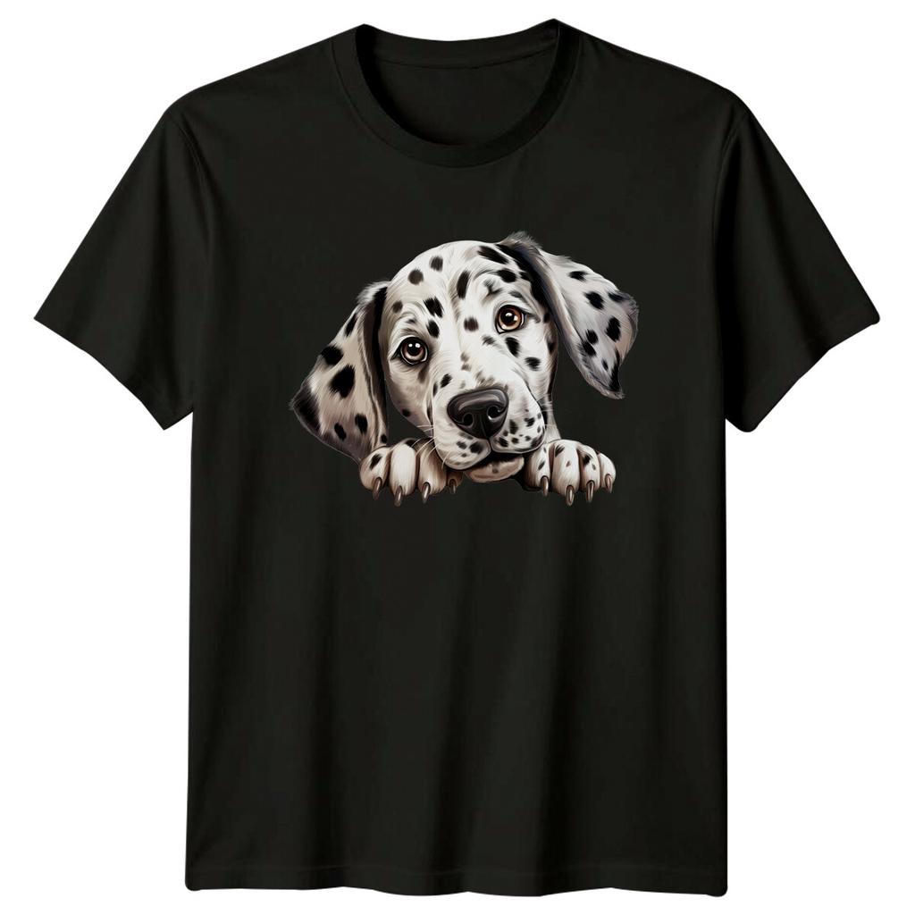 Cute Dalmatian Puppy Dog Breed Lover TShirt Graphic Novelty