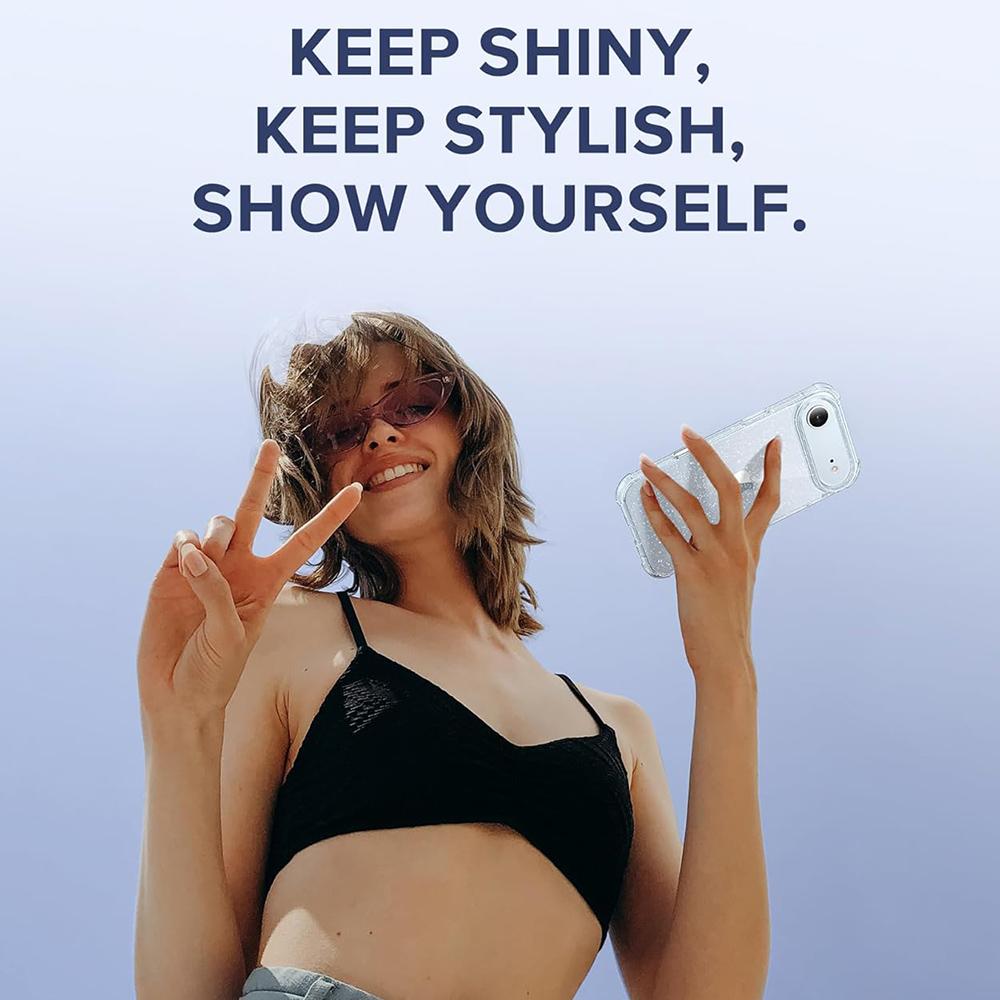 Shockproof Glitter Clear Case For iPhone Air 17 Pro Max 16E 16 E 15 Plus 14 13 Mini 12 11 X XS XR SE 2022 2020 17Pro 8 iPhone17 iPhoneair Phone Cover