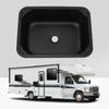 Zlew RV Zlew RV Pojemność 12L 15 X 11 X 5,7 cala Jednokomorowy zlew ze stali nierdzewnej z otworem odpływowym 40 mm do łodzi RV Kampera