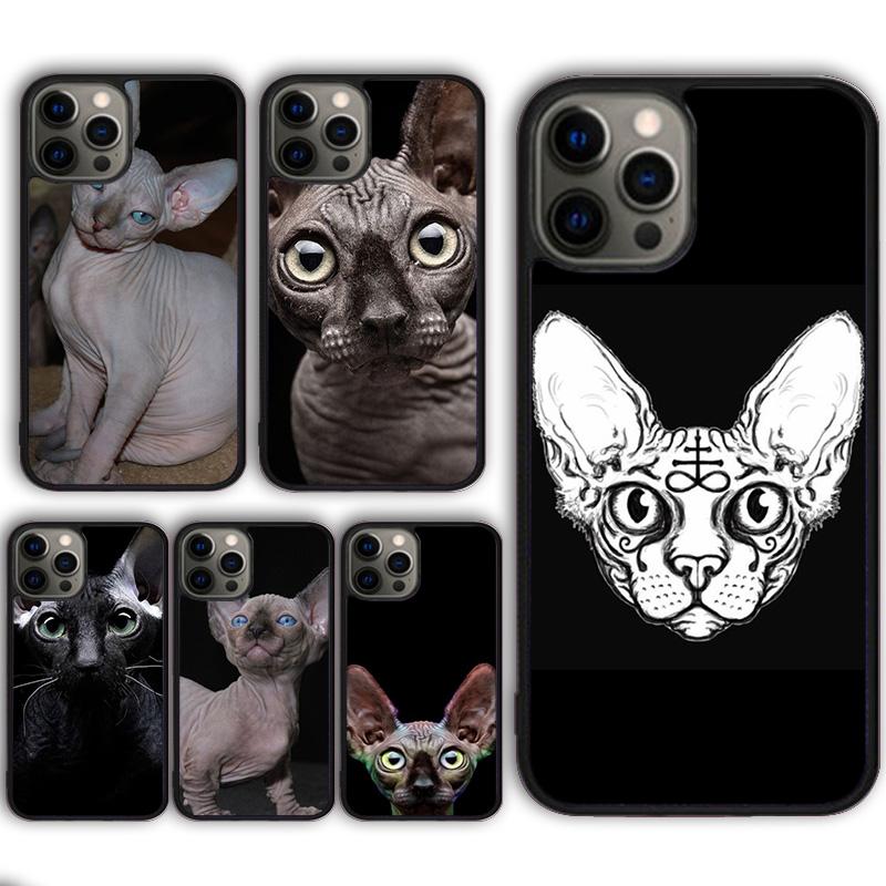 FUNNY NAKED CAT SPHINX Phone Case Cover for iPhone 17 Air 16 16e 15 13 14 11 12 Pro Max Max Plus coque fundas Shell