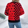 Autumn Winter Women Casual Knit Sweater Long Sleeve O Neck