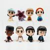 6-12PCS/ Set Q Version Eleven Will Nancy Steve keychain Figure Demogorgon D'artagnan Action Figure Movie Model Toys Kids Gift