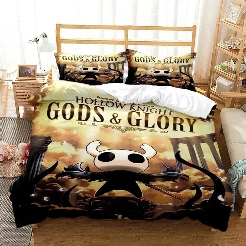 Nuovo Hollow Knight Moda Stampa Digitale 3D Set Biancheria da Letto Copripiumino Piumino Letto Singolo Piazza e Mezza Matrimoniale Queen Giovane Ragazza Ragazzi Regalo