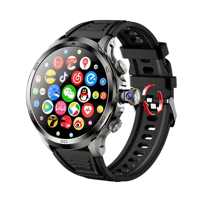 2025 New Arrival H19 4G Full Netcom Smartwatch Android 9.0 With 1.95 Inch Amoled Screen 900W Rotating Camera GPS WIFI Smart Watch Men