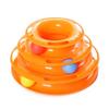 Three Levels Intelligence Toy for Cat Funny Cat Tower Puzzle Candy Color Grind Claws Amusement Ball Training Amusement Plate