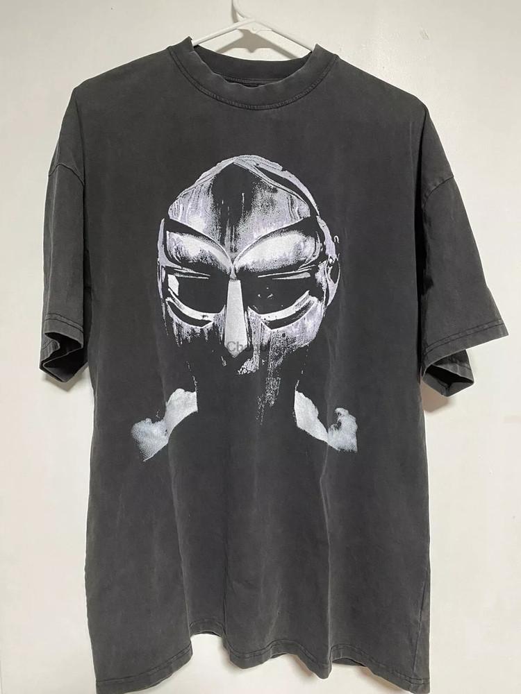 MF Doom Black Short Sleeve Cotton T-shirt Unisex S-5XL Reprint BB41 Unisex T-Shirt