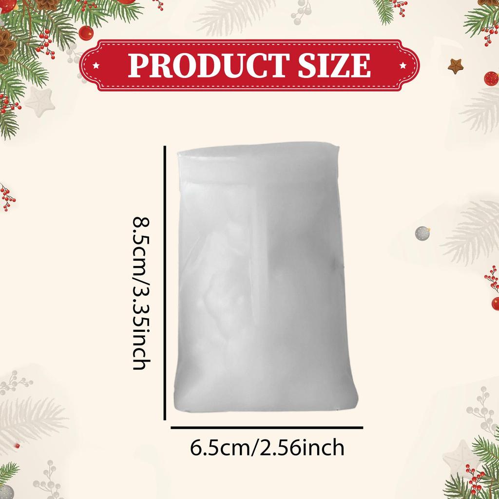 3D Christmas Candle Model Candle Making Model Christmas Ornament for Aroma Candles Silicone Xmas for Desktop Valentine's Day