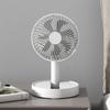 Strong Wind USB Desk Fan 4 Speed Adjustable Portable Rechargeable Fan  Home Office