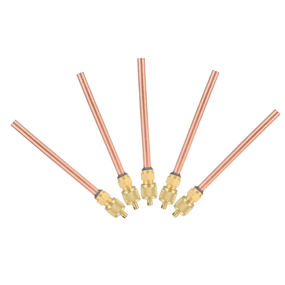 5Pcs Refrigerator Check Valve Air Conditioner Conditioning Filling Valves One Way HS‑110