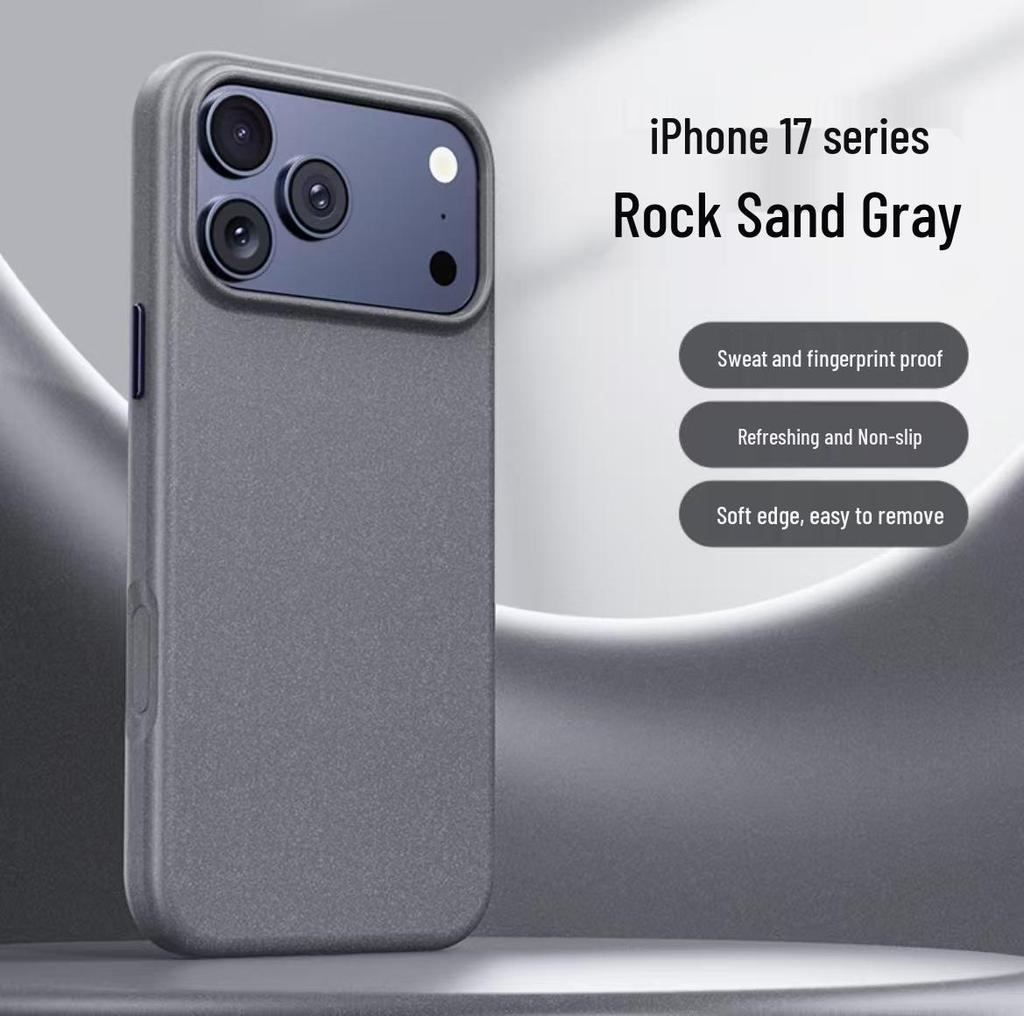 Magnetic Drop-Proof Sandstone Case for iPhone 17 Pro Max / 16 Pro