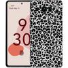 Leopard Cheetah print Phone Case For Google Pixel 8 7 6 Pro 8A 6A 7A 5G Soft Silicone Shockproof TPU Black Cover Fundas