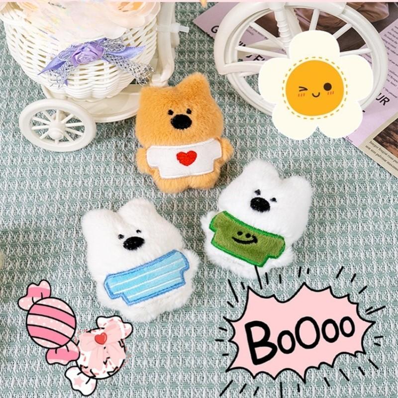 Plüsch Bär Schlüsselanhänger Cartoon Tier Welpe Dekoration Anhänger Schlüsselanhänger Kreative Puppe Anhänger Studenten Rucksack Anhänger Paar Geschenk Freund Geschenke