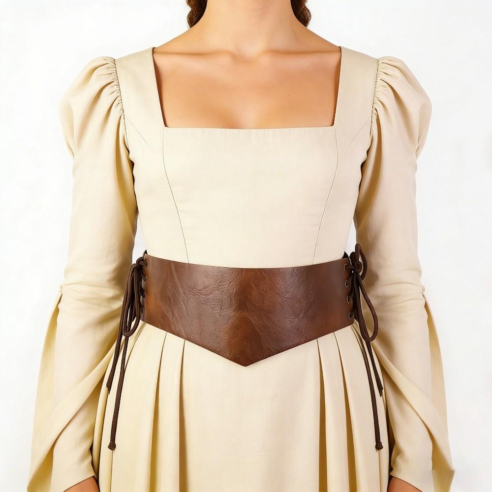 European Court Style Medieval Cosplay Belt Adjustable Tying Decorative Belt Viking Cosplay
