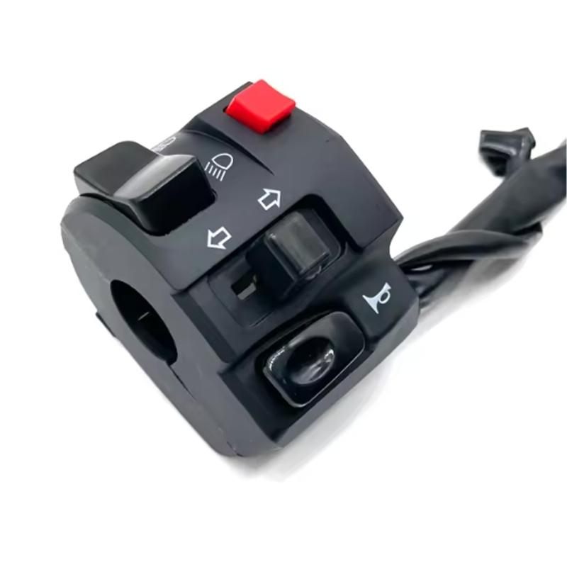 Motorbike Accessories Replacement 22mm Switches Universal Horn Button Turn Signal Warning Light Switches Easy Installation
